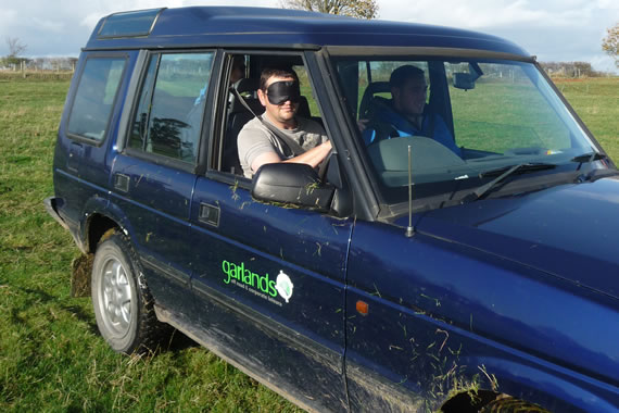 blindfold 4x4 course garlands corporate mythe farm