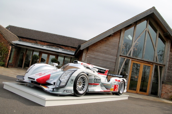 audi car launch mythe barn garlands corporate