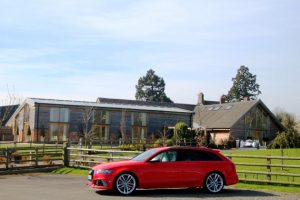 audi car launch mythe barn garlands corporate