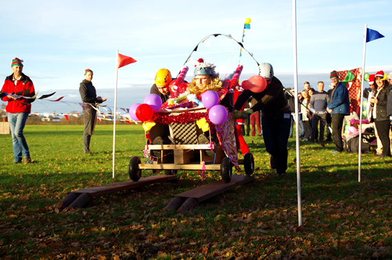 Sleigh racing mythe farm midlands