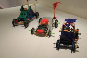 Egg cars display